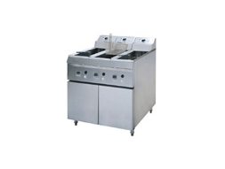 AP-26-3 落地式三缸三篩電炸爐